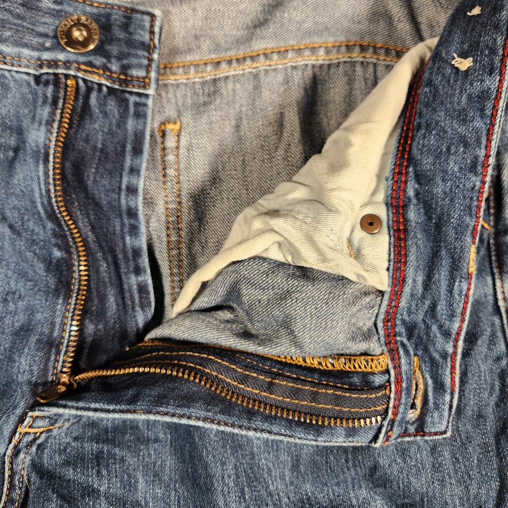 Tommy Bahama Mens Jeans‎ 38x34 Blue Denim Straight Leg Casual Pants - Picture 6 of 13